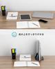 Klearlook Laptop Vertical Adjustable Black 3-in-1 Stand, Width, Non-Slip,