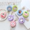 Kid Gift Cartoon Round Silicone Headset Bag Wallet Change Pouch Bag Coin Purse