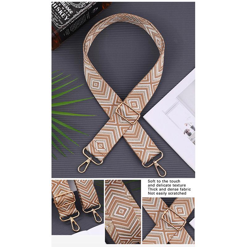 Shoulder Strap For Women Hardware Hooks The Length Can Be Freely Adjusted Travel Accessories Fashionable Wide Shoulder Strap