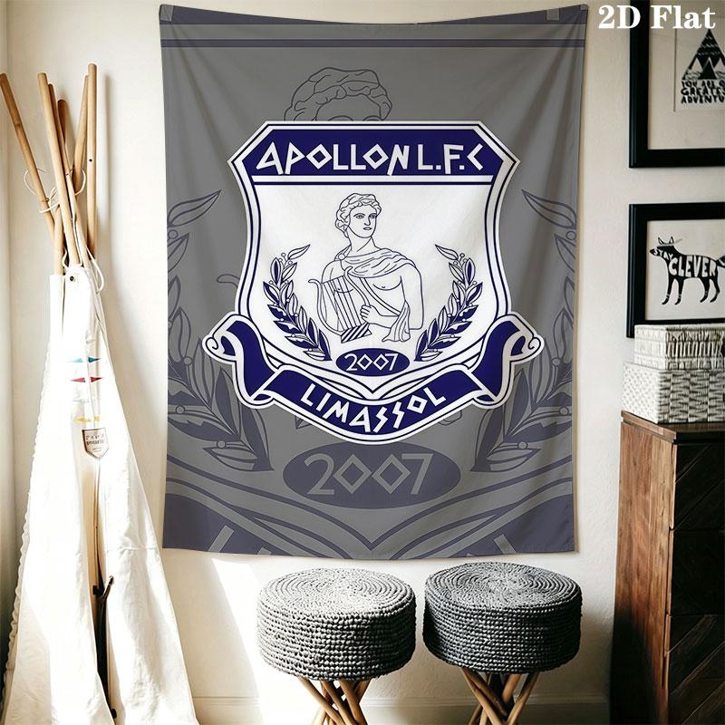 Apollon logo Wall Hanging Printed Fabric Blanket Decorative Tapestries for Bedroom Living Room Home Decor