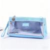 Transparent Pencil Bag Large Capacity Storage Bag Multifunctional Zipper Pen Bag  Students