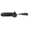 30cm Kayak Prop Blade Kayak Propeller Replacement Parts Outboard Motor Bracket for Canoeing Fishing Boat Kayak Black