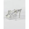Rhinestone Sexy High Heel 13CM Thin Heel Waterproof Table Slippers Transparent Crystal Shoes Shoes Banquet High LFD-1099-Q20