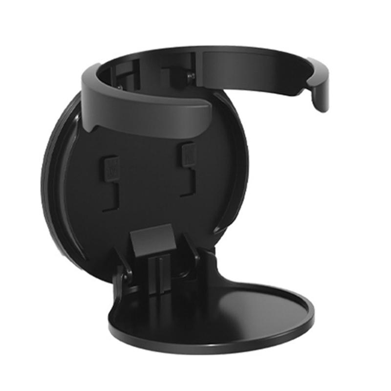 

Портативний Тримач для Чашки Клейке Кріплення Дизайн для Авто Офісу Будинку Міцна ABS Конструкція Економія Місця Органайзер чорний