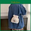 Cute Soft Plush Shoulder Bag For Girls Trendy Japanese Style Small Crossbody Handbag In Various Colors