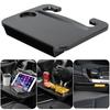 Auto Steering Wheel Tray Laptop Table Eating Desk Seat Gap Filler Storage Holder