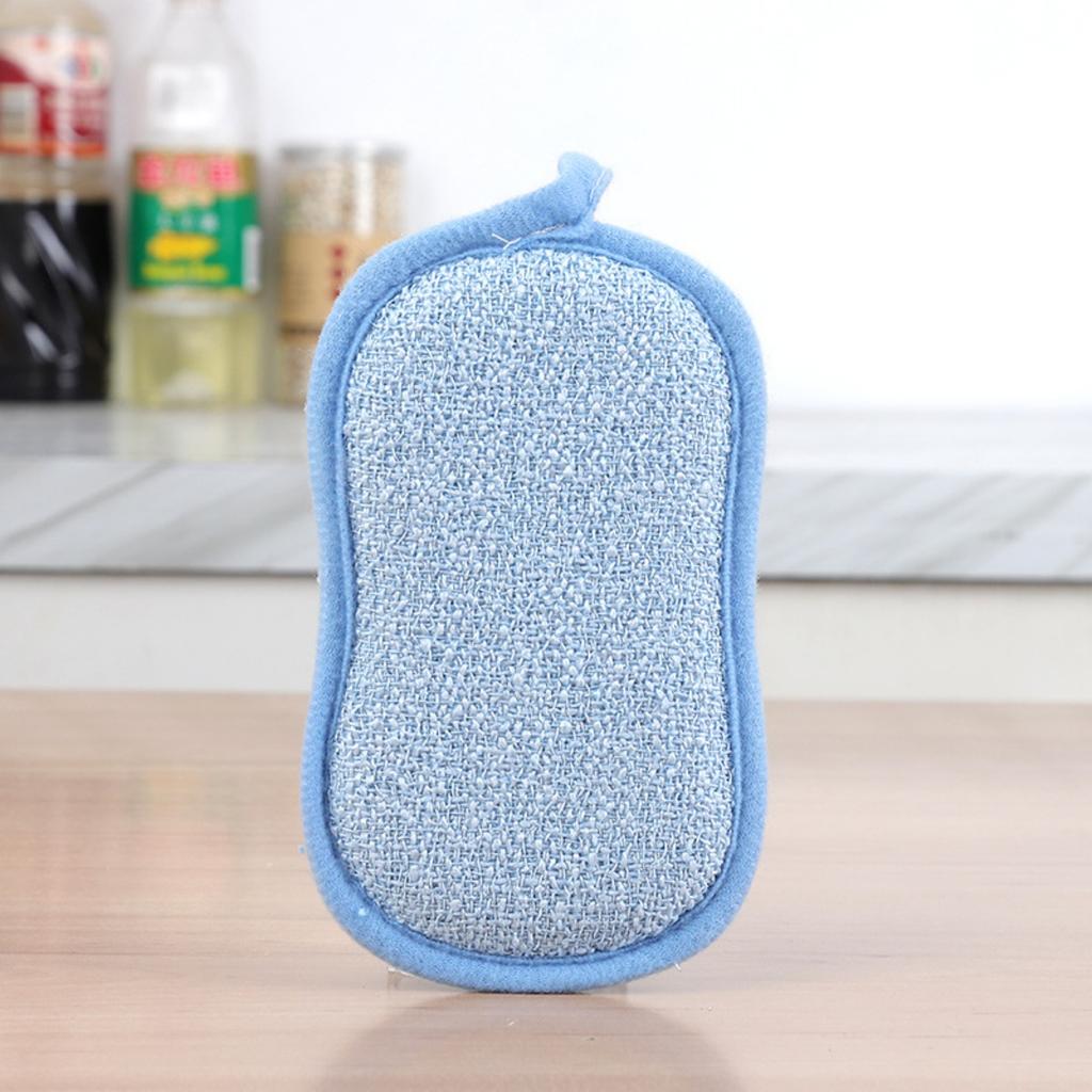 Multi Functional Sponge Wipe, Washable and Reusable, Suitable for Kitchen, Bathroom, and Washing Dishes Without Shedding Hair, with Random Colors