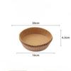 50/100Pcs Air Fryer Disposable Paper Liner Non-Stick Barbecue Plate Round Oven Pan Pad  for Air Fryer Micro-Wave