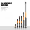 S2 Steel Electric Head High Hardness Magnetic Anti-slip Electric Drill Bit PH2 Strong Magnetic Cross Torque Head Screwdriver