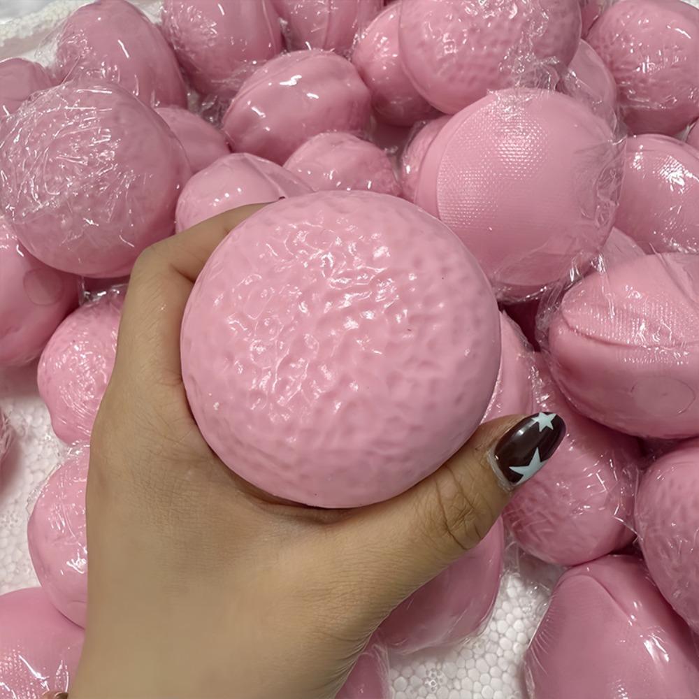 Finger Relax Crunchy Squeeze Toy Shapeable Sensory Fidget Ball Chocolate Pie Squishy Student