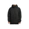 Adidas Unifarbene Kapuzen-Casual-Daunenjacke Herrenjacken Schwarz EH4004