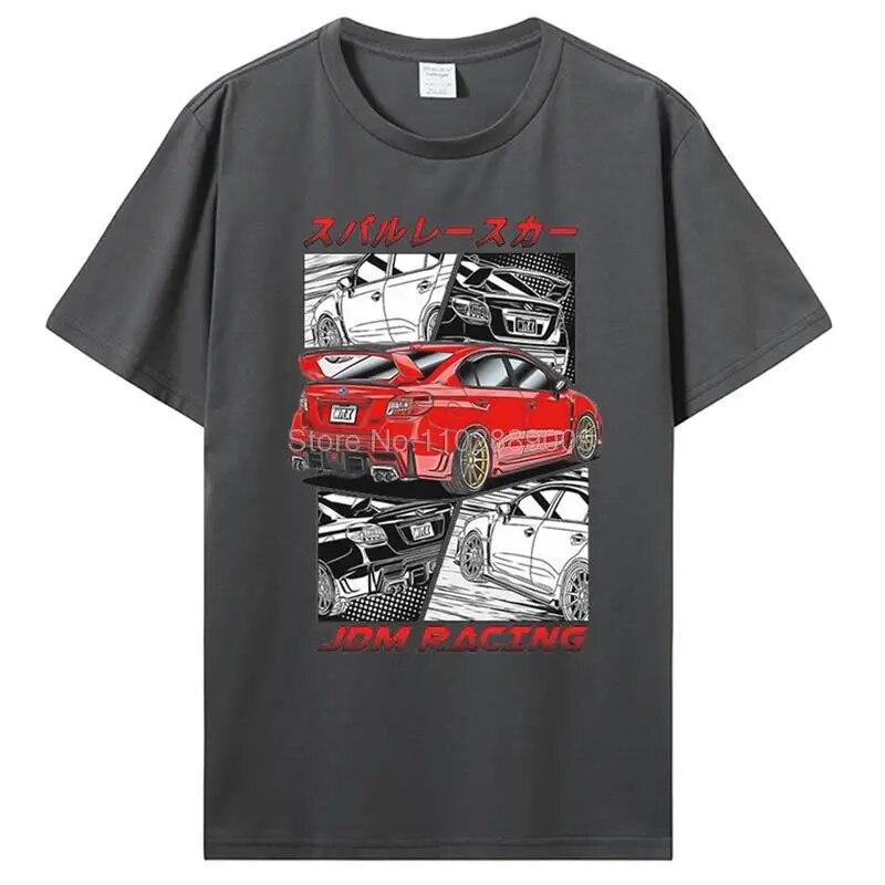 Classic Initial D T Shirt Unisex O-neck Cotton T-Shirt Unisex Hip Hop GTR Vaporwave JDM Car Tshirt Casual Daily Tee Streetwear