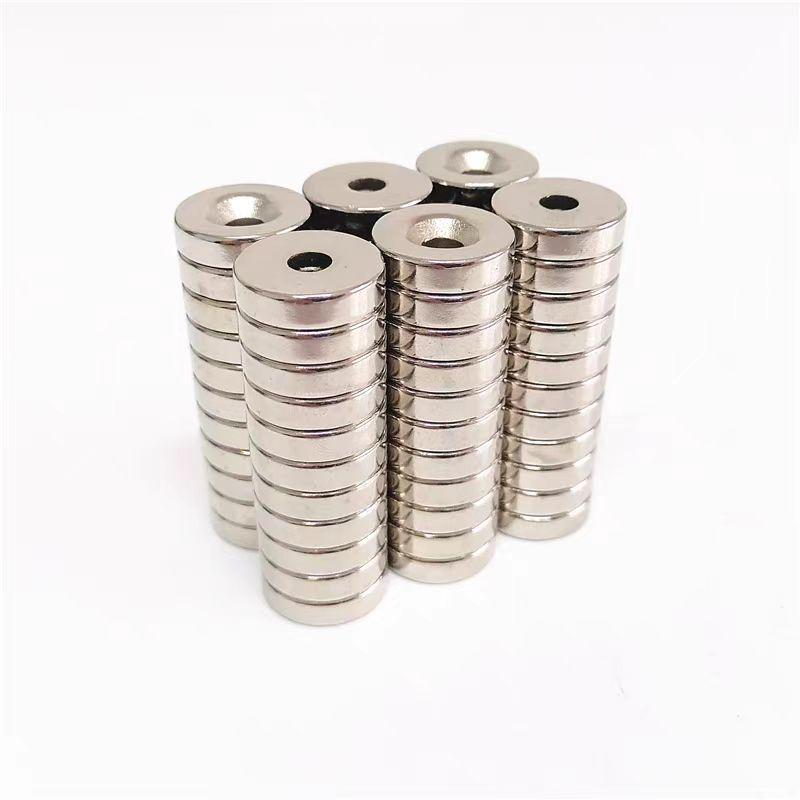 NdFeB Round Countersunk Magnet – Strong Magnetic Cylinder