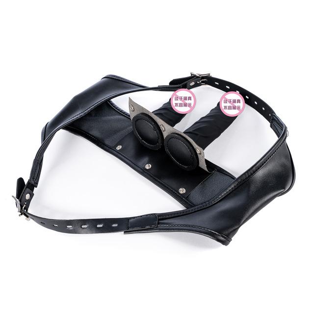 Strapon Doppeldildo Vibrator Höschen, Umschnalldildo Anal Vaginal Plug Keuschheit Penis Slip Sexspielzeug für Frauen Masturbation