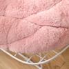 Rose Petal Plush Office Chair Cushion - Comfort for Long Sitting Sessions