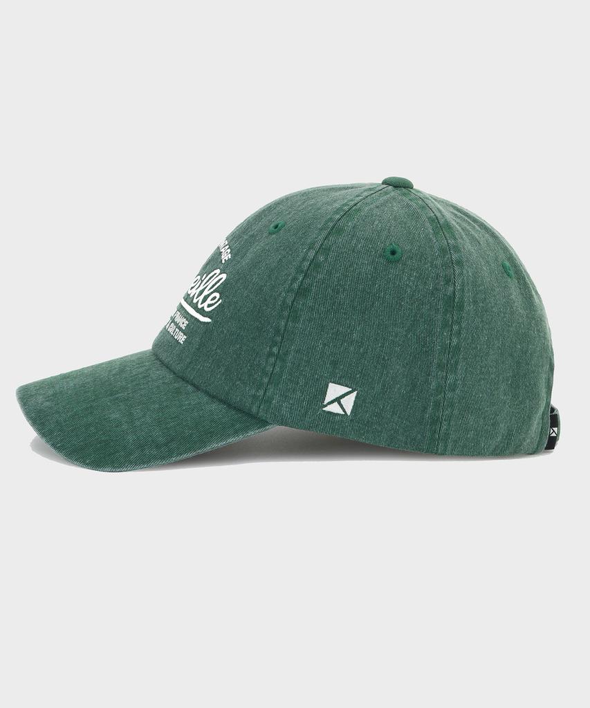 KULTE Vintage Tail Washing Cap Green