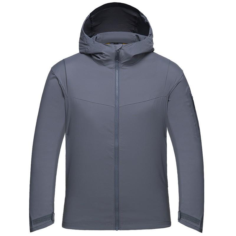 

Huanlong Sharp Blade Outdoor Skin Clothes Thin Elastic Windbreaker Quick-drying Light Breathable Portable Climbing S серый