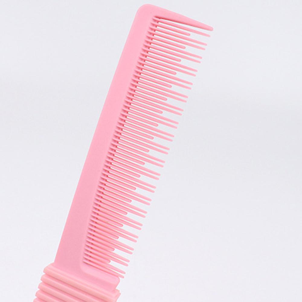 Carbon Combs with 5 Steel Tails Anti Static Heat Resistant Teasing Comb for Hair Salon or