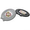 For Cadillac ATS BLS CTS CT4 SLS SRX STS XT4 Escalade Deville DTS 6.2X6.5CM ABS Car Fender Side Sticker Rear Trunk Badge Emblem
