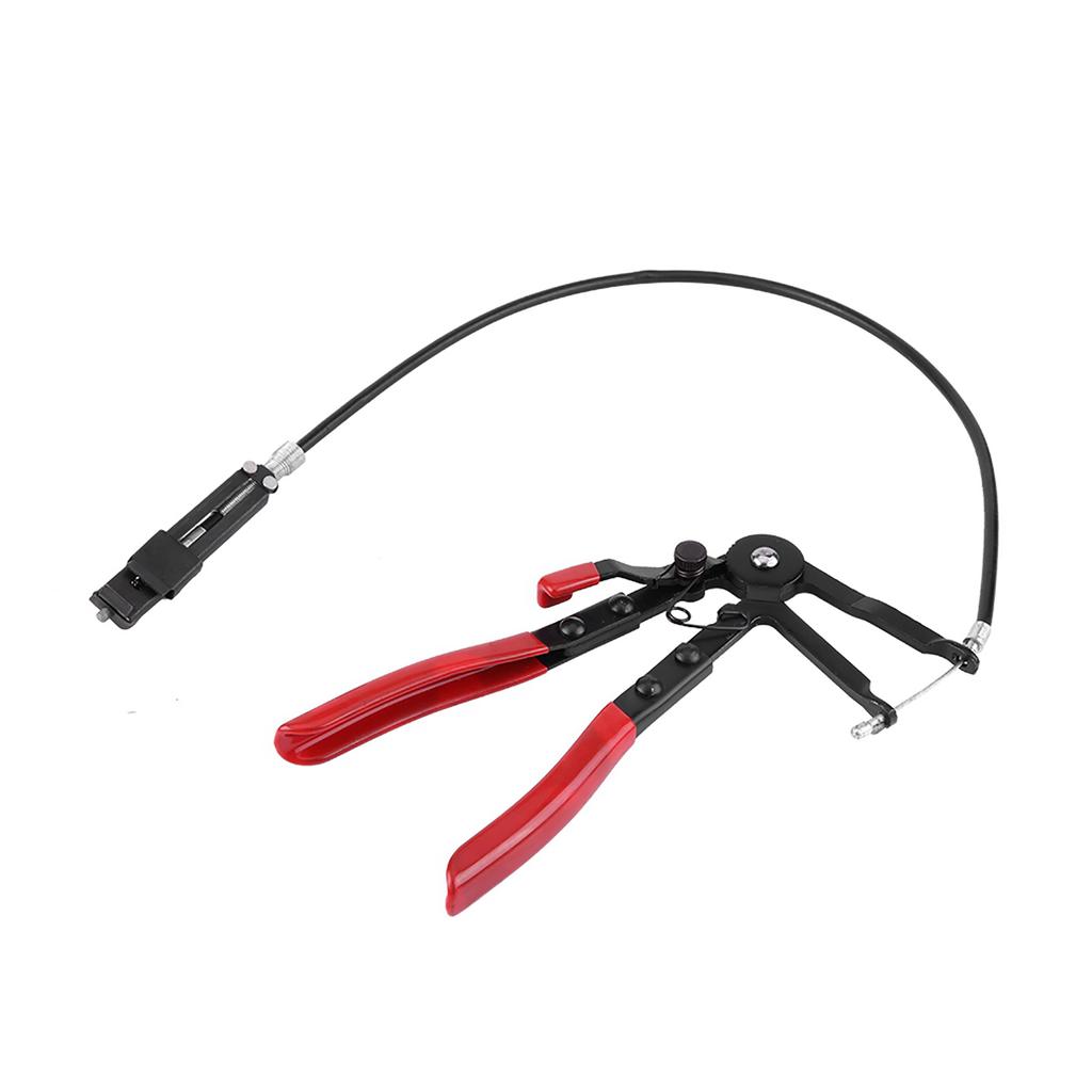 9pcs Flexible Hose Clamp Clip Plier Set Safe Durable Clamp with Swivel Jaw Flat Angled Band for Automotive Repair Tools