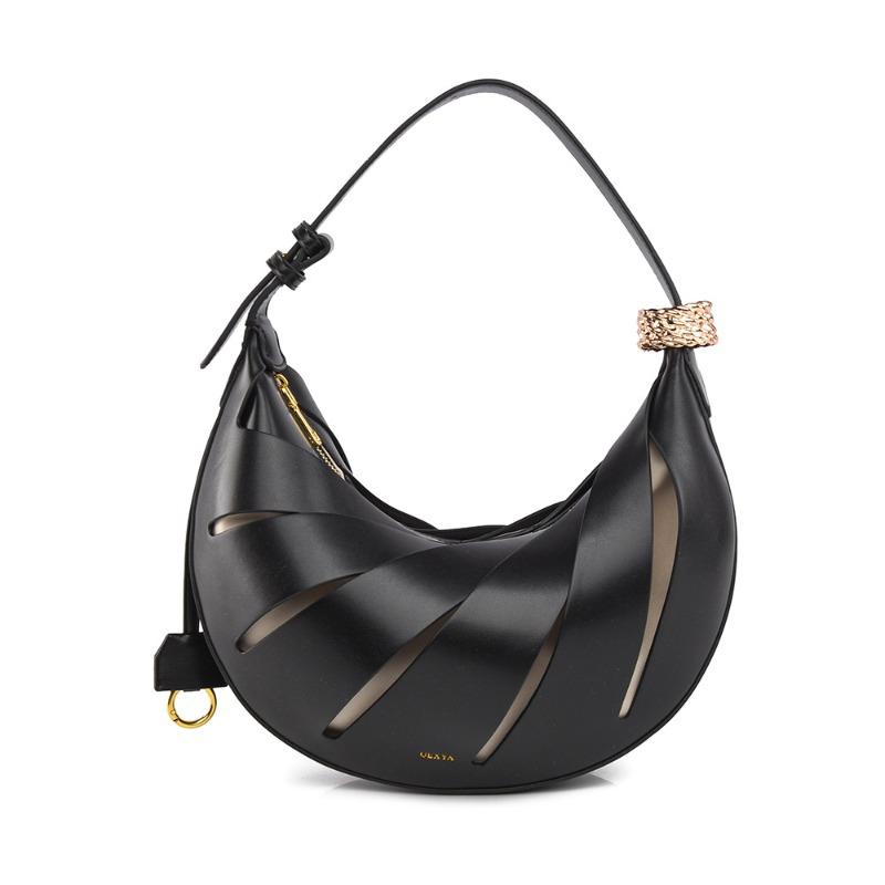 Shoulder bag New niche portable crescent bag Fashion design sense bag Women's shoulder underarm bag Women's