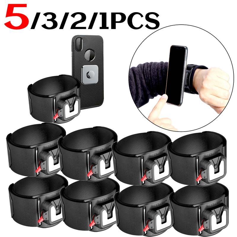 5/1PCS Wristband Phone Holder 360 Rotatable Universal Sports Wristband for Smartphones Running Armband for Hiking Biking Runing 6