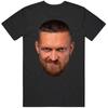 Maglietta da Fan di Pugilato Oleksandr Usyk Big Face