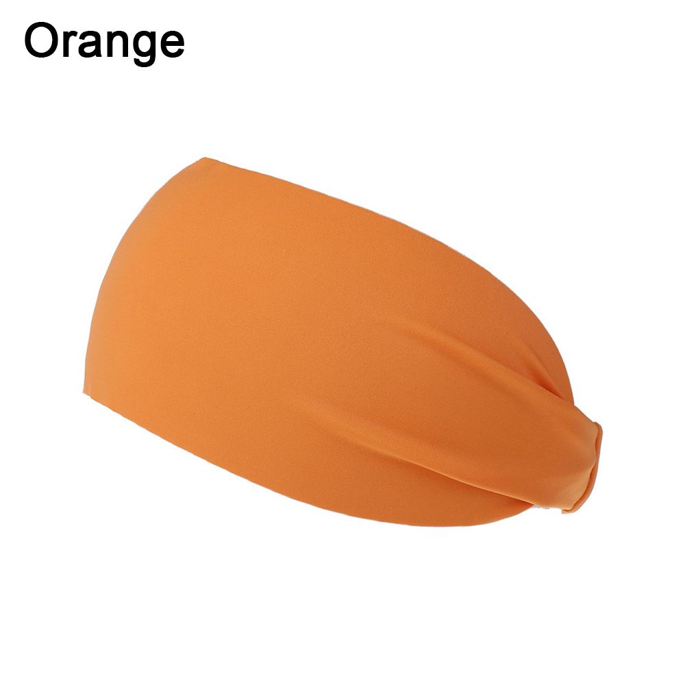 Non Slip Moisture Wicking Fluorescence Color Yoga Hair Bands Fitness Sweat Bands Sports Headband Running Hairband