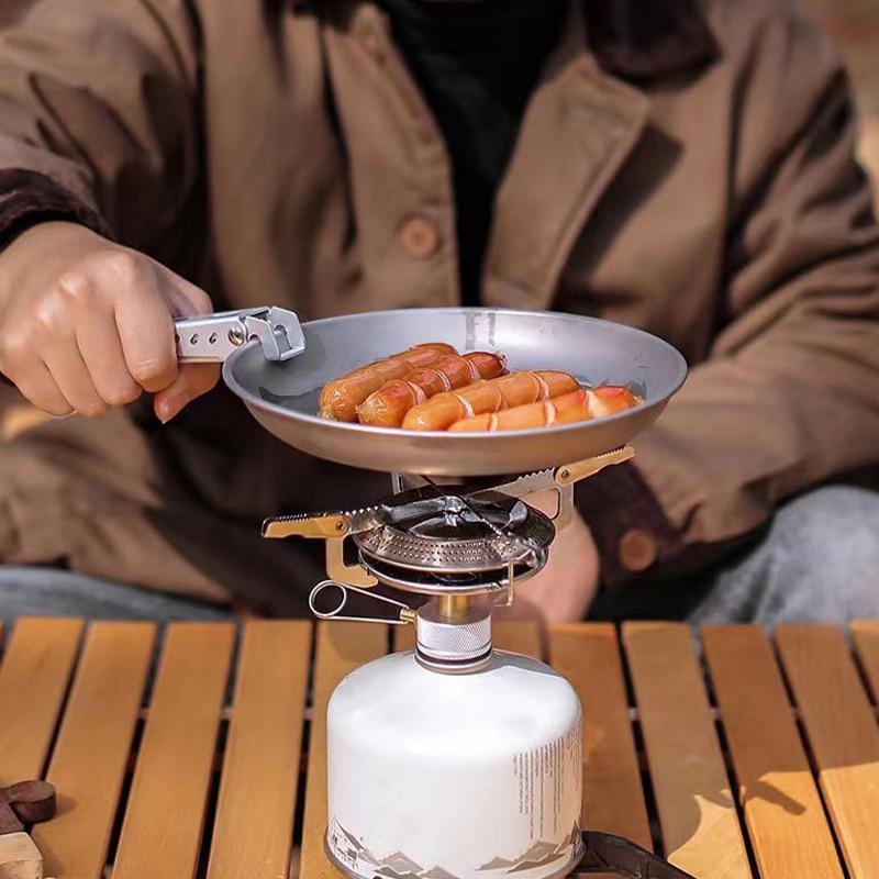 Grampo de panela anti-escaldante para churrasco ao ar livre, liga de alumínio, design dentado, braçadeira de mesa portátil, ferramenta de prato