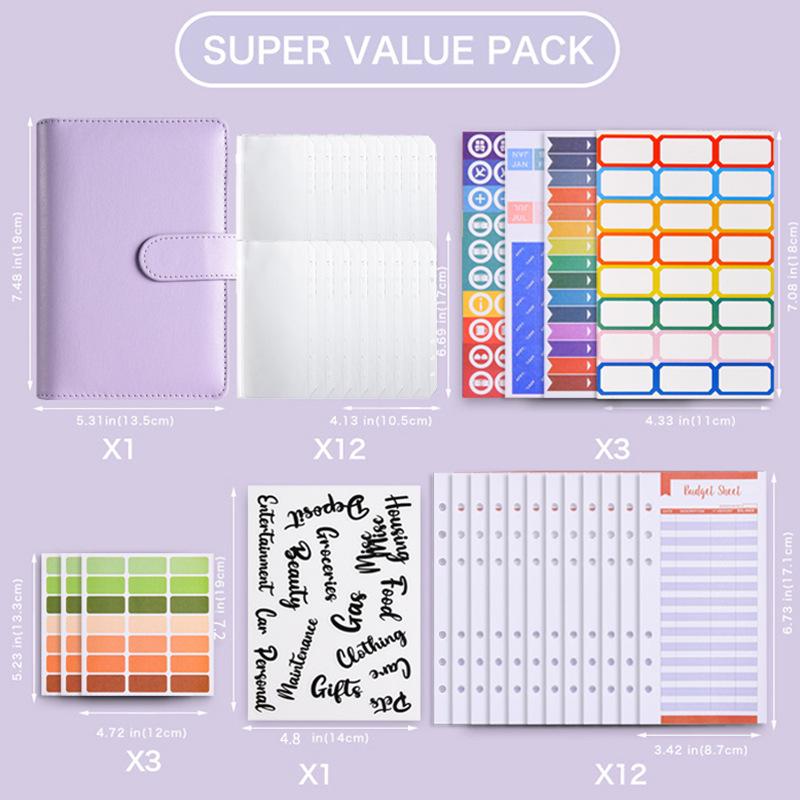 Custom Macaron Loose-Leaf Notebook with Zipper Bag - High-Value Binder and Hand Ledger