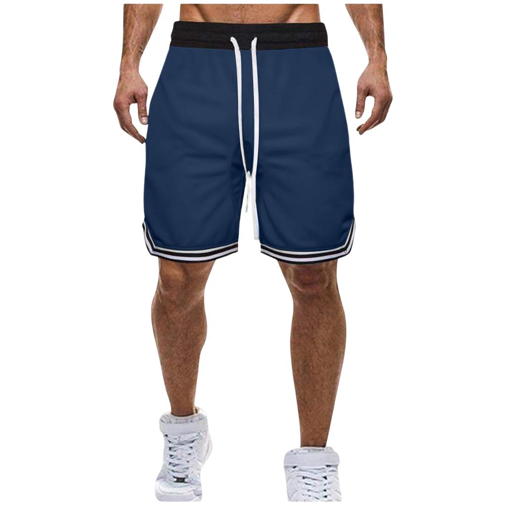 Men's Pocketed Breathable Athletic 5-Inch Shorts, Running Hiking Fitness Workout Bottoms