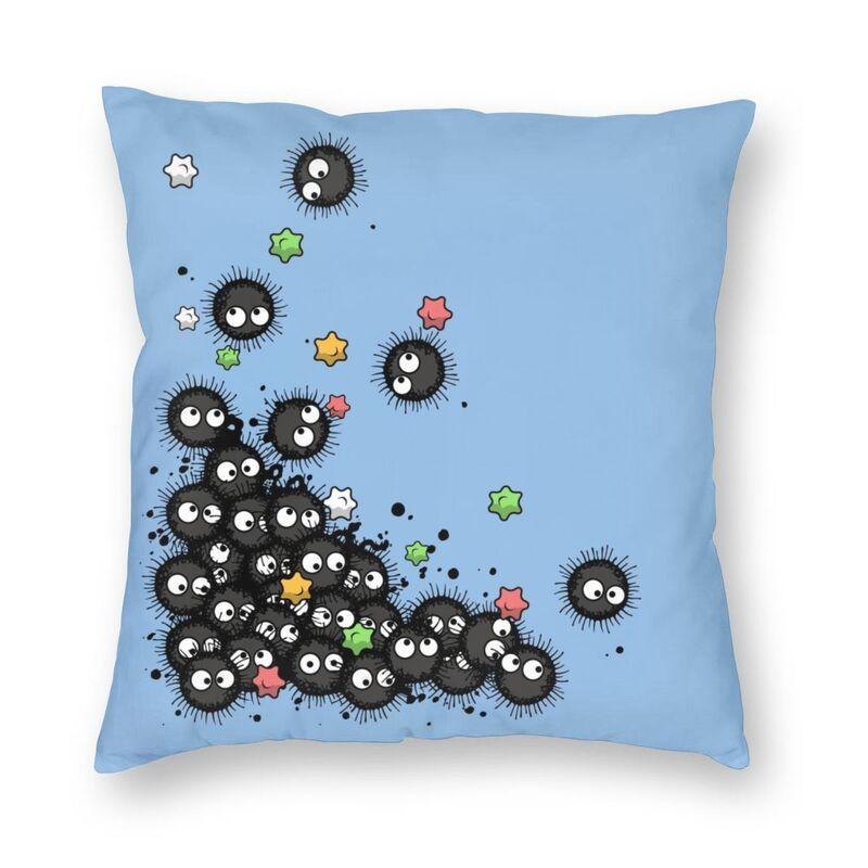

Candy Soot Sprites Throw Pillow Case Home Decor Custom Square Totoro Studio Ghibli Аниме Чехол для подушки Чехол для дивана
