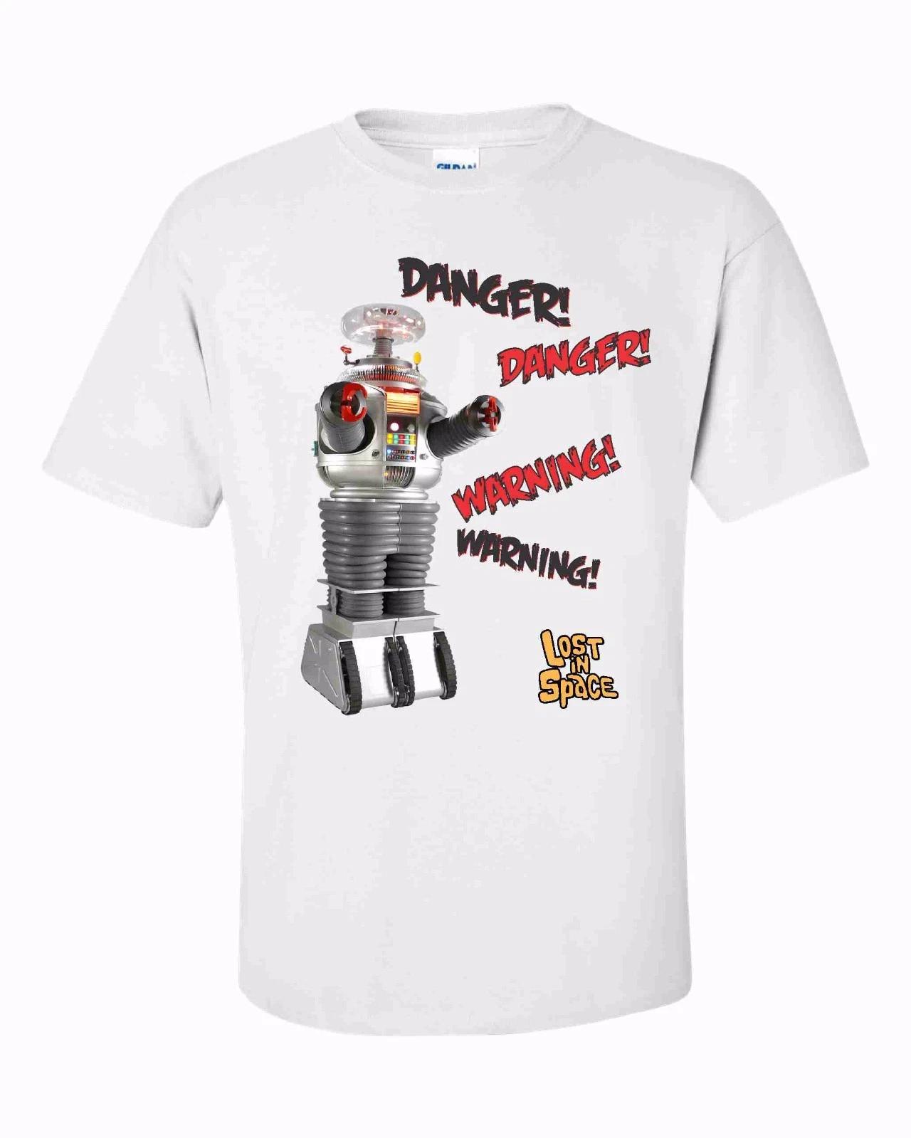 

LOST IN SPACE ROBOT T-T-shirt TEE - B9 AWESOME DESIGN!! IRWIN ALLEN BILLY MUMY TV XL