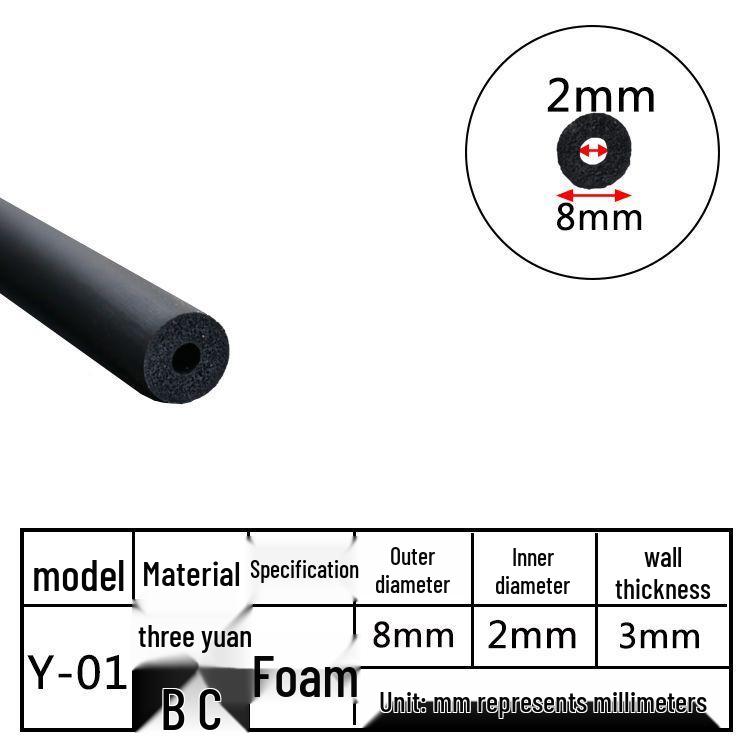 EPDM Hohlprofil-O-Ring-Dichtungsstreifen: Staubdichter, stoßdämpfender, kollisionssicherer Schwammrohr