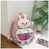 Cartoon cute Labu plush shoulder bag two-dimensional pain bag large capacity high-end backpack school bag CLE