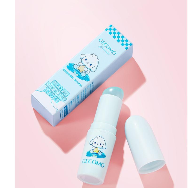 Silicone Lip Brush Small Round Head Smudge Brushes Dust-Proof Covered Lip Brush Multifunctional Lipstick Concealer Makeup Tools