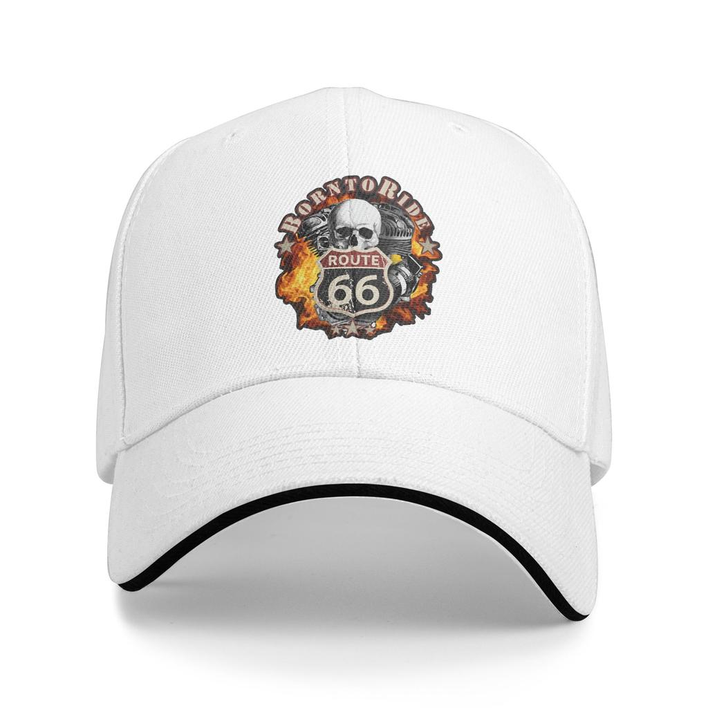 Personalized Americas Highway Route 66 Baseball Cap Hip Hop WoUnisex Unisexs Adjustable  Dad Hat Summer Snapback Caps