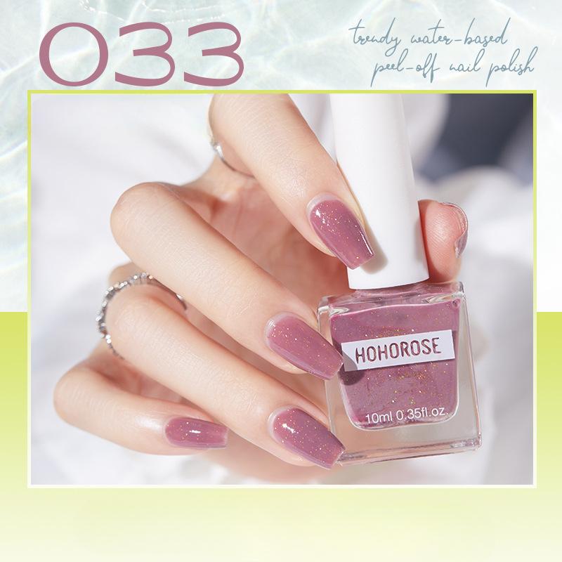 HOHOROSE Oja nouă pe bază de apă Uscare rapidă Fără coacere Lacrimă Albire Nail Art