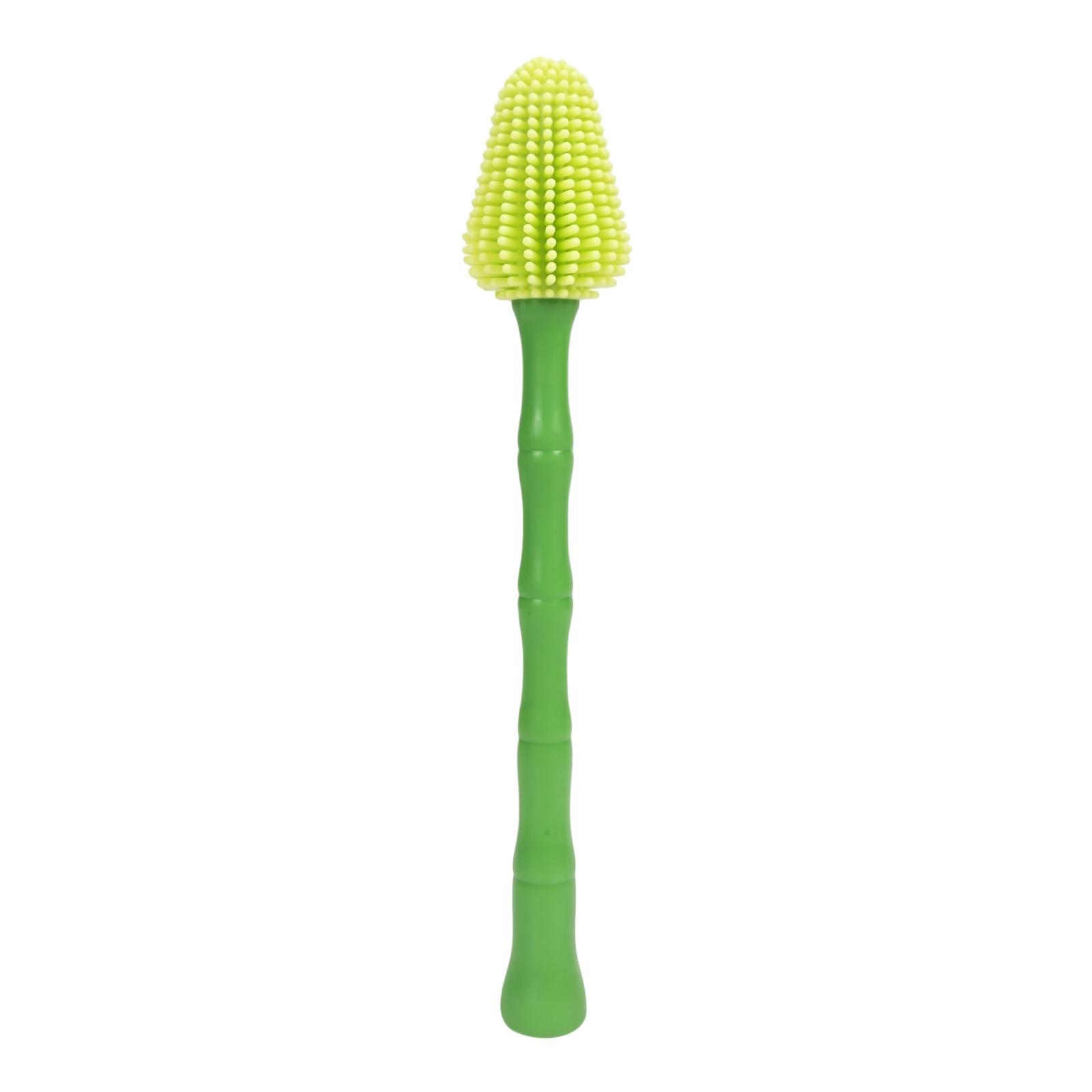 

Pet Oral Care Toothbrush Soft Silicone Bristles Long Handle Durable Design for Effective Cleaning and Gum Massage Suitable for Dogs and Cats one size жовтий