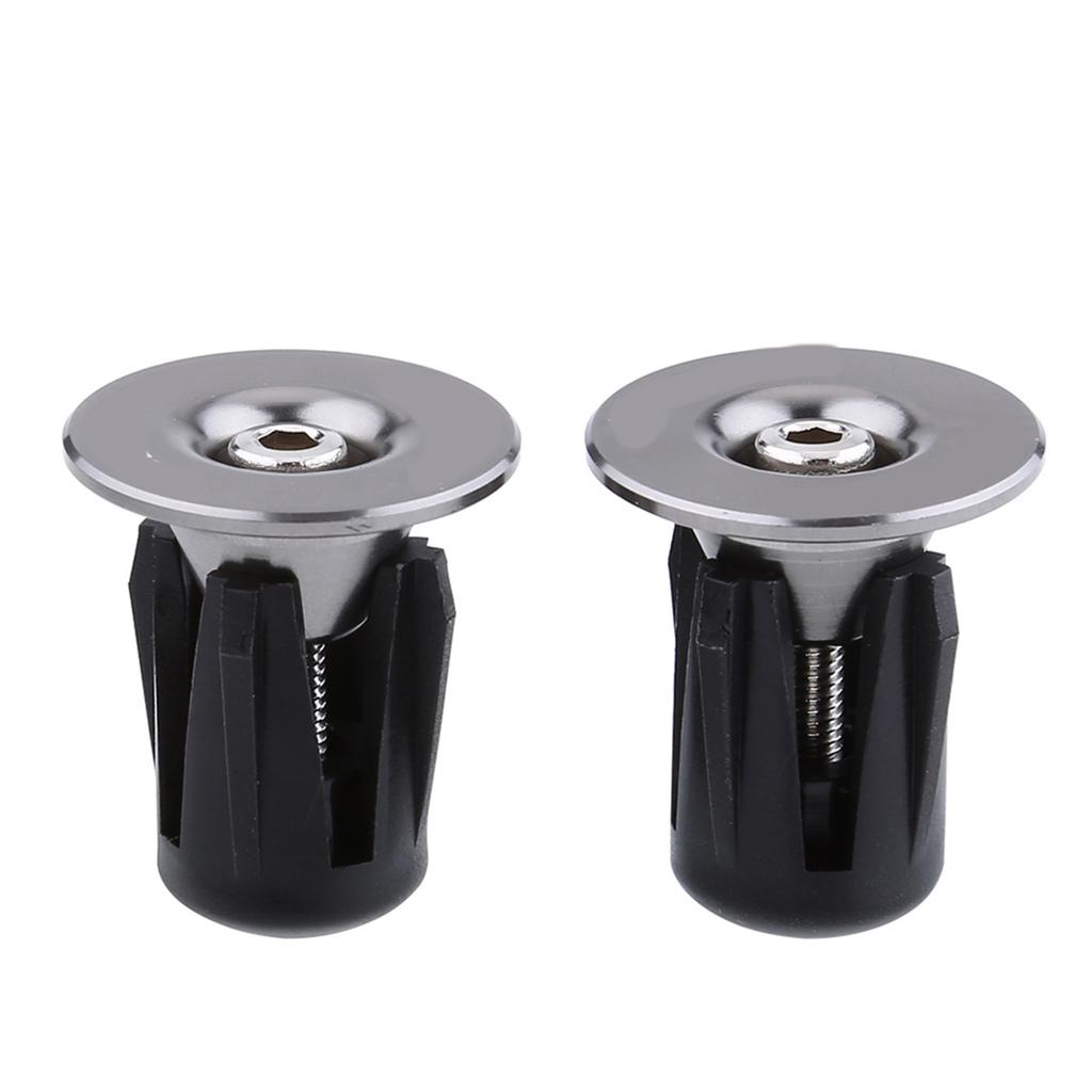 2pcs Colorful Aluminum Bike Bicycle Handlebars Bar Grips End Plugs Caps Bike Accessory