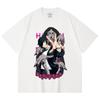 230 Gsm 100% Cotton Chainsaw Man V24 Himeno Print Unisex Heavy Cotton T Shirt