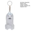 Dog Hair Collector Charm Keychain Transparent Pet Fur Keepsake Capsule Rabbit Memorial Pet Hair Collection Bottle Charm with Keyring Gift for Pet