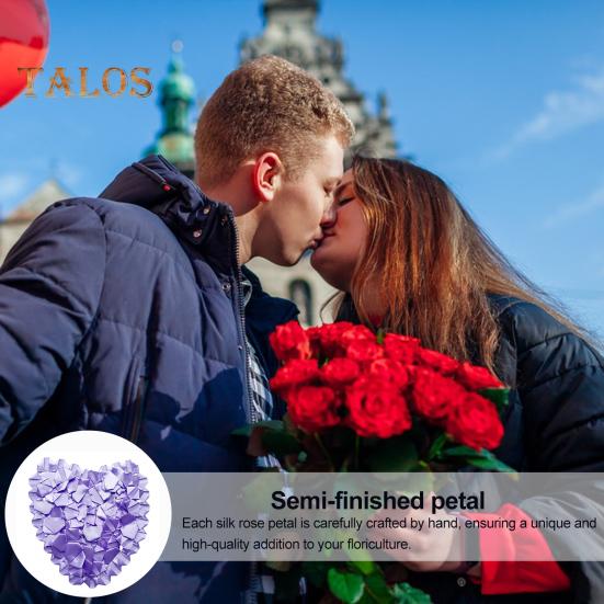 273 db Előkészített Szatén Szalag Rózsa Szirom Kézzel Készített Félkész Örök Rózsa Szirom DIY Örökkévaló Virágcsokrok Esküvői Évfordulóra Születésnapra