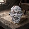 Realistische Zombie-Maske Horror Halloween-Maske Vollgesichts-Atmungsaktive Augen- & Nasenöffnungen Leichtgewichtige Party Verstellbarer Riemen für Erwachsene Gruselige Verkleidung