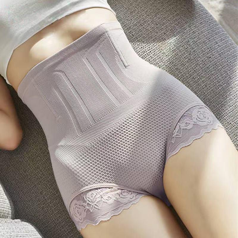 Women's High-Waisted Butt-Lifting Tummy Control Lace Safety Pants