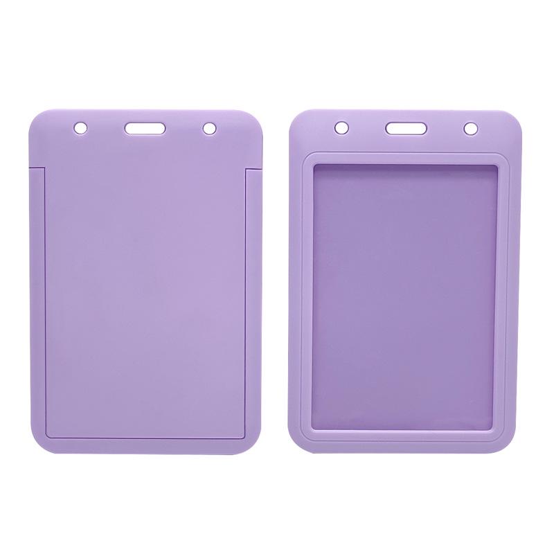 Cartoon-Colored ABS Plastic Slide-In Badge Holder for ID Cards