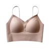 Hot Drill Shoulder Strap, Thin Shoulder Strap, Invisible Liquid Foundation Underwear, Women's Thin Vest, Seamless Back Tube Top, No Steel Ring Bra.