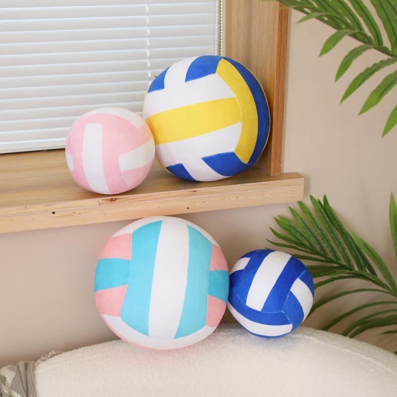 Simulation Printed Volleyball Plush Toy Children Stuffed Pillow Gift Decoration