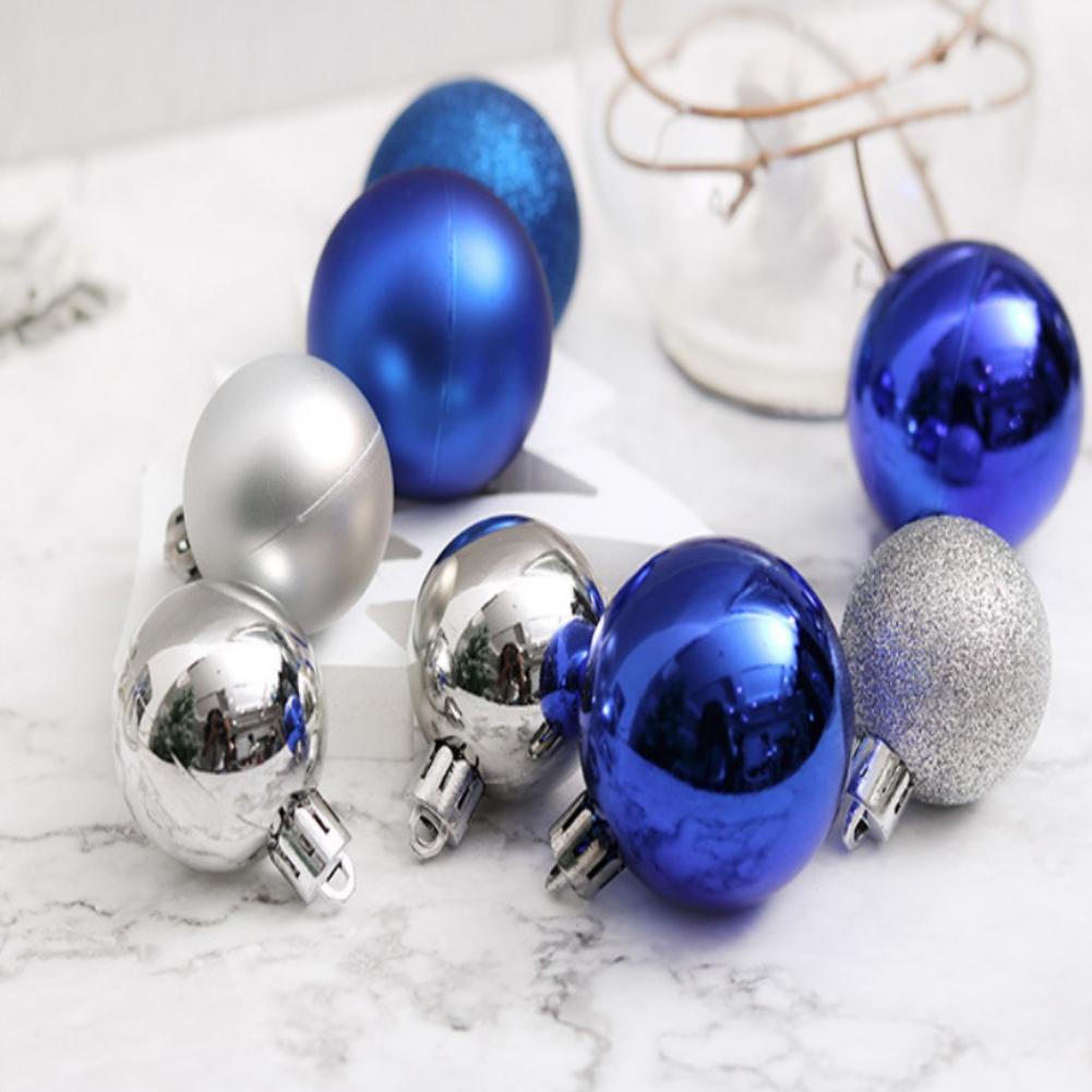 24Pcs/set 3cm Christmas Tree Ball Baubles Colorful Xmas Party Christmas Decorations Perfect Wedding Hanging Ball Wreath Ornament