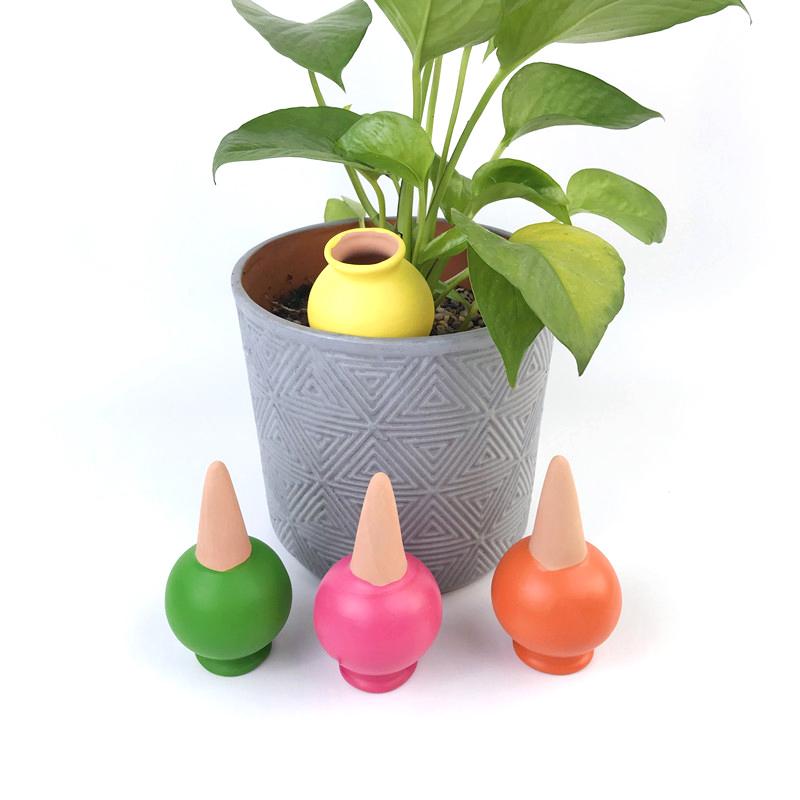 1Pc Portable Pot Culture Supplies Ceramic Potted Dropper Device Water Seeper Self Watering Automatic Drip Irrigation System